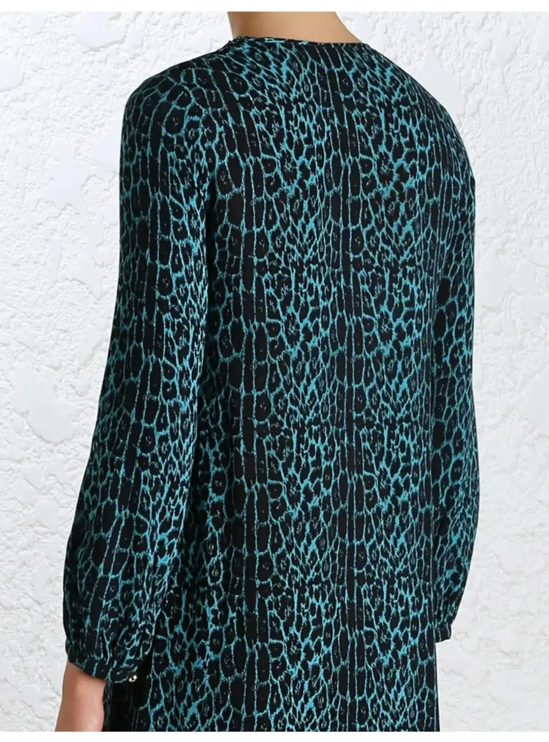 Zimmermann Esplanade Teardrop Shift Dress in Leopard Print Size 1 / AU 10 for rent on The Volte - main image