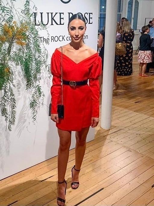 By Kane Fortune Dress Red Size AU 6 for rent on The Volte - main image