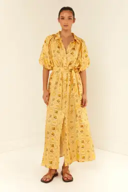 Palm Noosa Carla Dress In Amarilla Tile Size 14