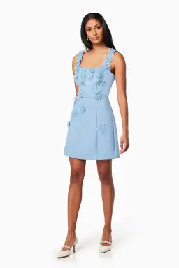 Elliatt Bruges Mini Dress in Cornflower Size 8 for rent on The Volte - image 1