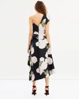 Talulah New Woman Asymmetrical Midi Dress Floral Size 12 for rent on The Volte - image 3