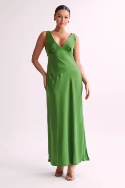 Meshki Nadia Maxi Dress Green Size L / AU 12 for rent on The Volte - image 1