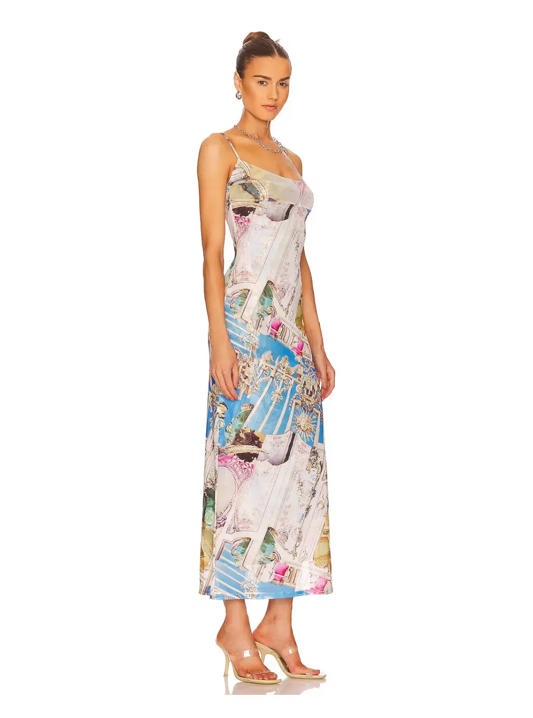 Miaou X Paloma Elsesser Thais Dress in Baroque Size S / AU 10 for rent on The Volte - main image