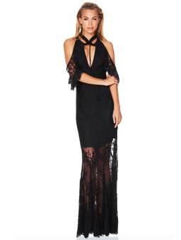 Talulah Blind Love black dress for rent on The Volte - image 1