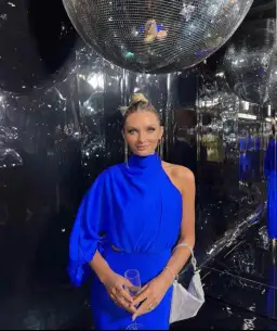 Sheike Olivia Maxi Dress Cobalt Blue Size 10 for rent on The Volte - image 6