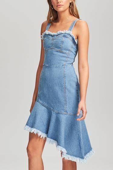 Steele Denim Dress size L / 12 for rent on The Volte - main image