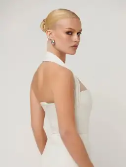 Effie Kats Meline Midi Dress in Ivory Size S / AU 8 for rent on The Volte - image 6