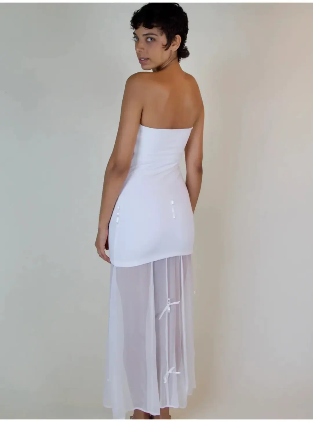 BUCI NYC Métis Dress Ivory Size S for rent on The Volte - main image