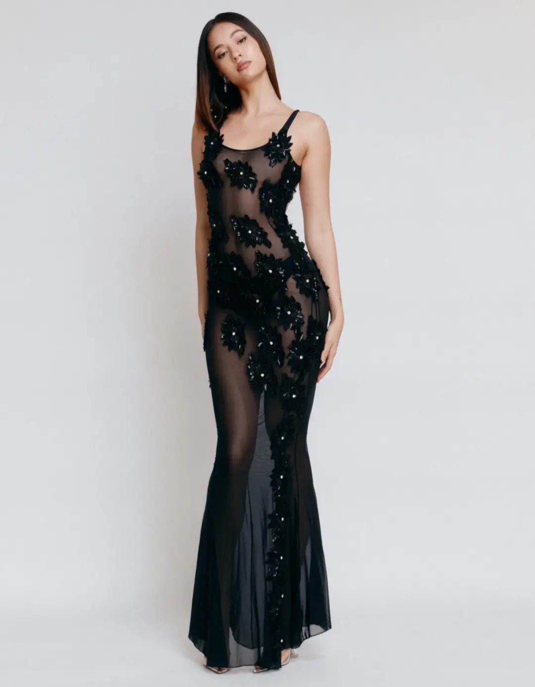 Cherie Ciara Maxi Dress Black Size S / AU 8 for rent on The Volte - main image