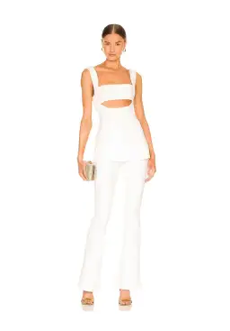 Misha Costanza Jumpsuit White Size 10/M for rent on The Volte - image 1