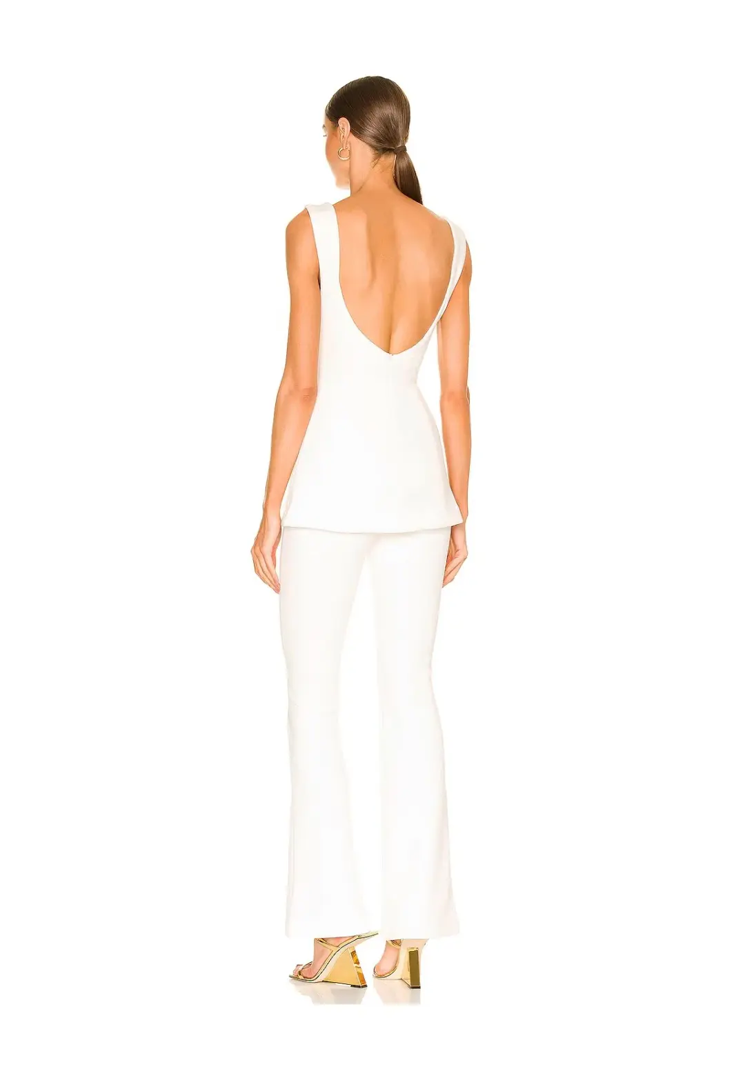 Misha Costanza Jumpsuit White Size 10/M for rent on The Volte - main image