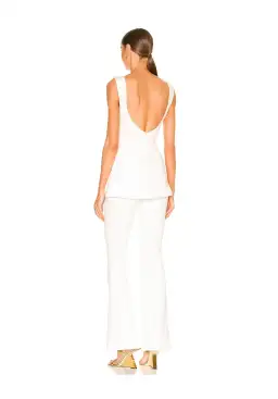 Misha Costanza Jumpsuit White Size 10/M for rent on The Volte - image 2