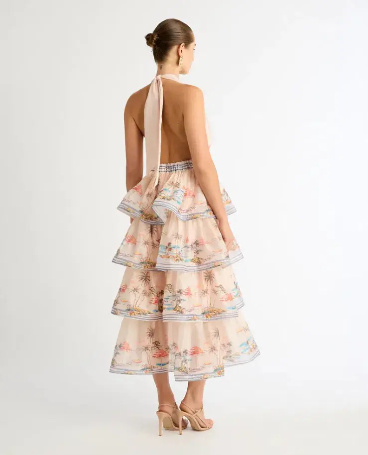 Sheike Riviera Max Dress Blush Pink Size 10 for rent on The Volte - main image