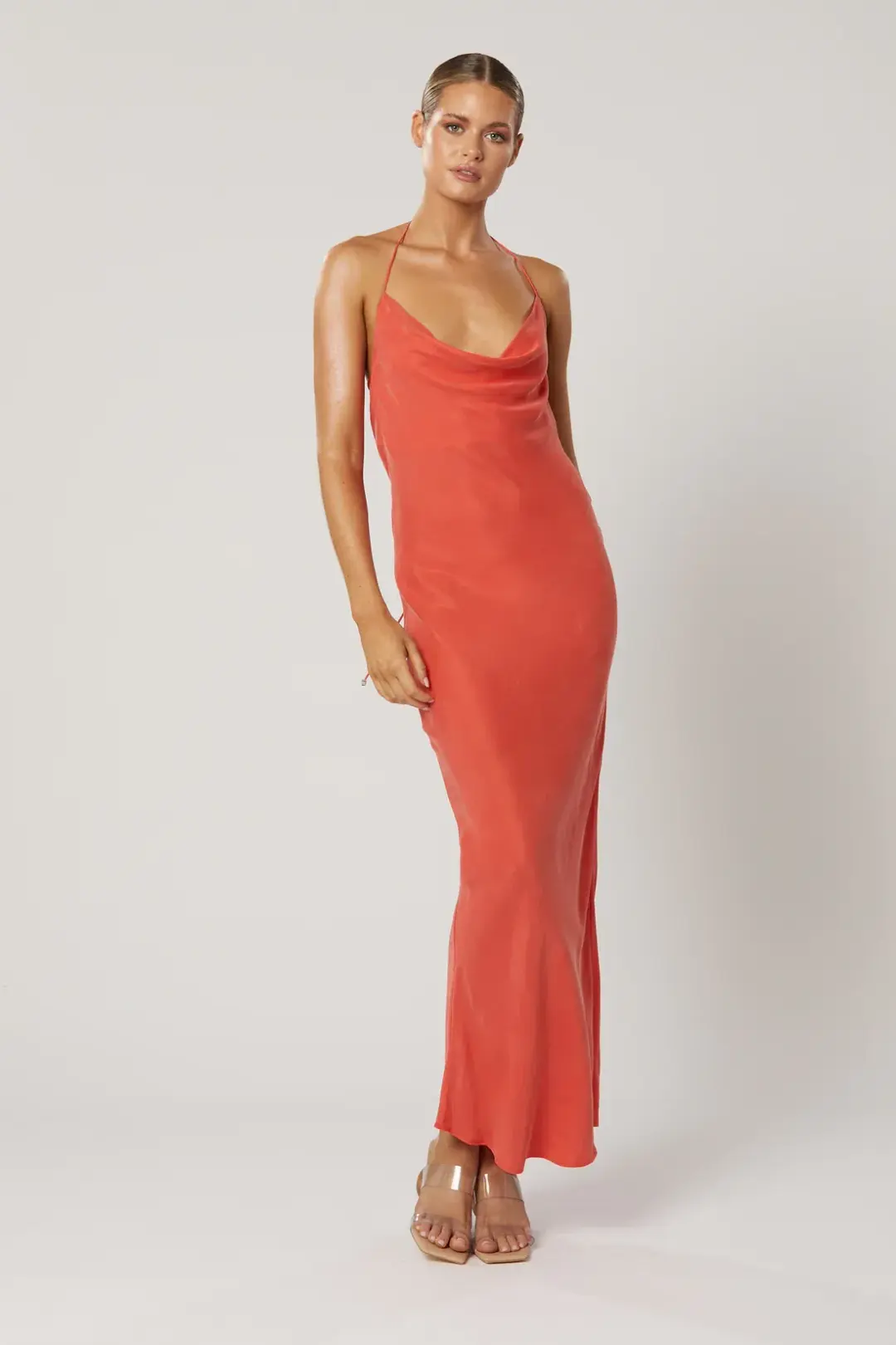 Winona Marcella Cowl Dress Scarlet Red Size XXS / AU 4 for rent on The Volte - main image