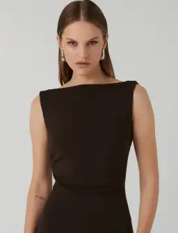 Effie Kats Verona Gown Coffee Size 8 for rent on The Volte - image 2