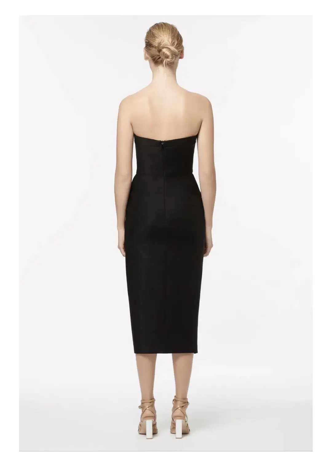 Manning Cartell New Radicals Strapless Midi Dress in Black Size 6 for rent on The Volte - main image