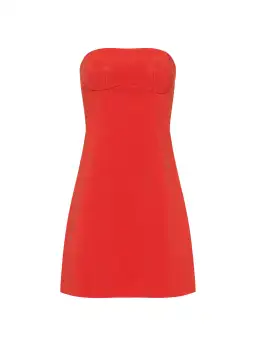 Sir the Label Spoerri Sculpted Mini Dress in Red Size 1 / AU 8 for rent on The Volte - image 5