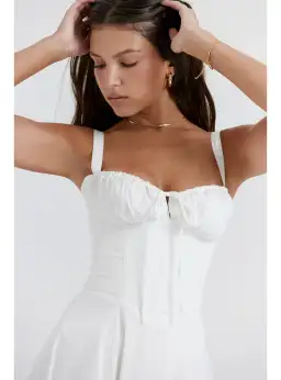 House of CB Carmen Dress White Size S / AU 8 for rent on The Volte - image 4