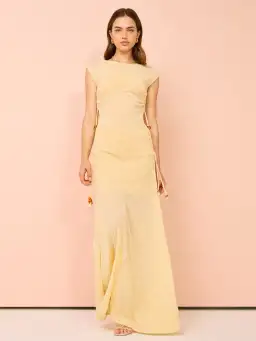 Tojha Ayanna Dress Sorbet Yellow Size 6 for rent on The Volte - image 6