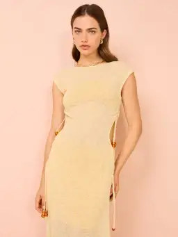 Tojha Ayanna Dress Sorbet Yellow Size 6 for rent on The Volte - image 2