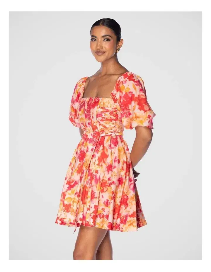 Pilgrim Janiya Mini Dress in Assorted Size 12 - Image 4