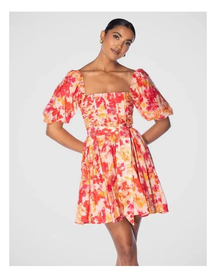 Pilgrim Janiya Mini Dress in Assorted Size 12 - Image 5