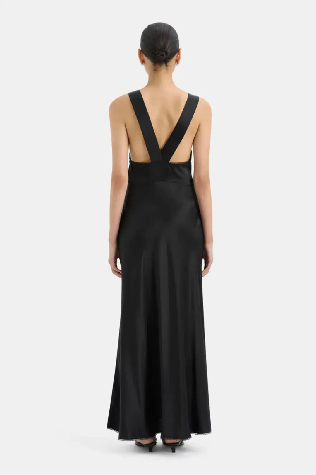 Sir The Label Aries Cut Out Gown Black Size 1 / AU 8 for rent on The Volte - main image