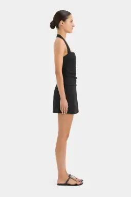 Sir The Label Noemi Halter Mini Dress in Black Size 1 / AU 8 for rent on The Volte - image 3
