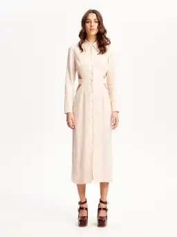 Alice McCall Night Sky Trench Dress Chai Latte Size 12 for rent on The Volte - image 1