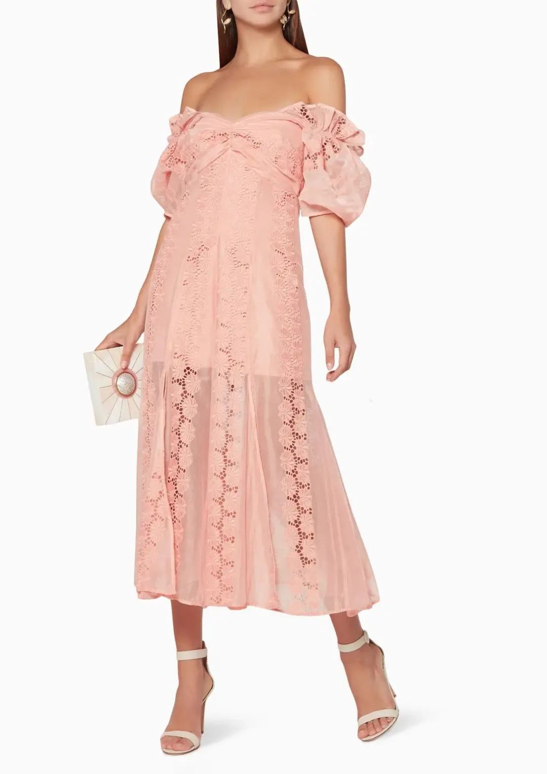 Alice McCall About You Midi Dress Rogue Pink Size 8 for rent on The Volte - main image