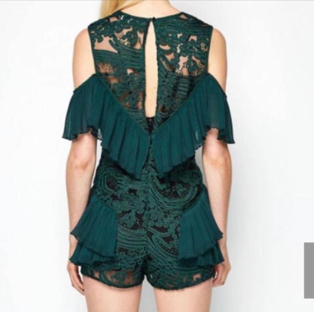 Alice McCall Adore Green Playsuit Size 6 for rent on The Volte - main image