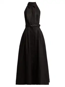 Zimmermann Primrose Halter Midi Dress Black Size 2 / AU 12 for rent on The Volte - image 4
