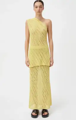 Camilla and Marc Clover Knit Top & Skirt Set in Acid Size 8 for rent on The Volte - image 3