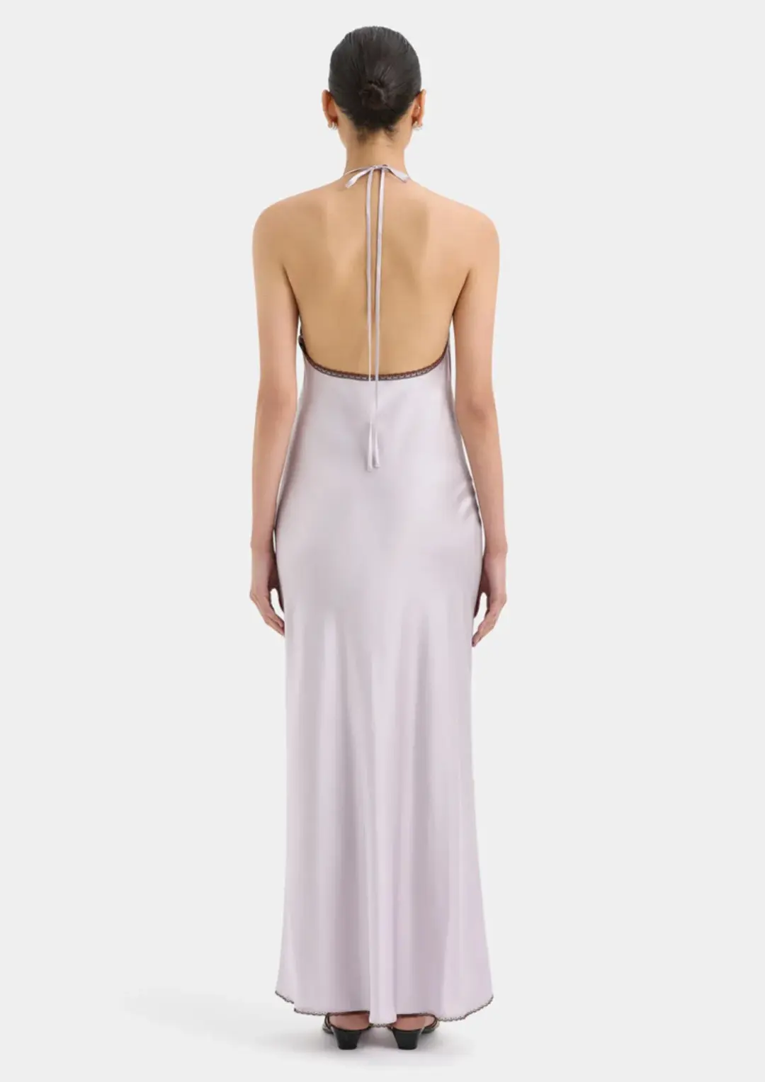 Sir The Label Aries Halter Dress Lilac Size 0/ AU 6 for rent on The Volte - main image