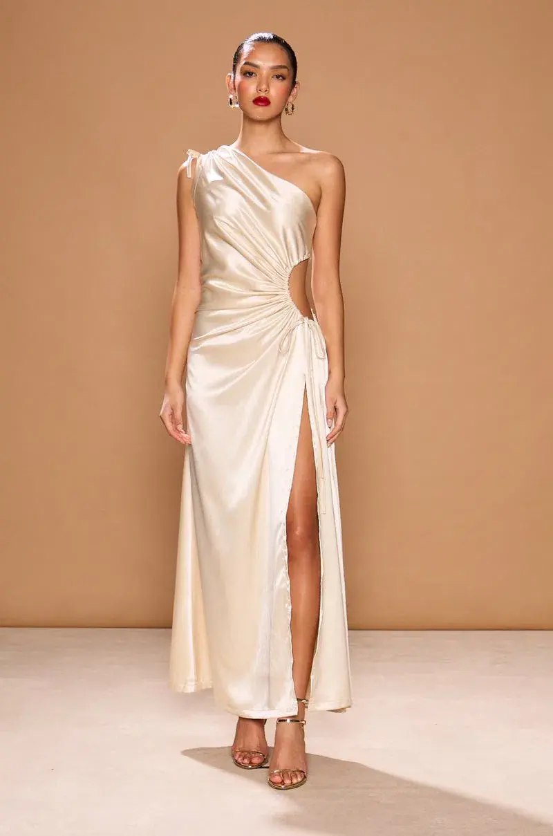 Sonya Moda Nour Maxi Dress in Ocean Pearl Size 14 for rent on The Volte - main image