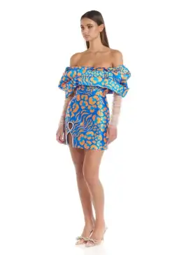 Eliya The Label Lola Mini Dress in Blue Size Small / AU 8 for rent on The Volte - image 4