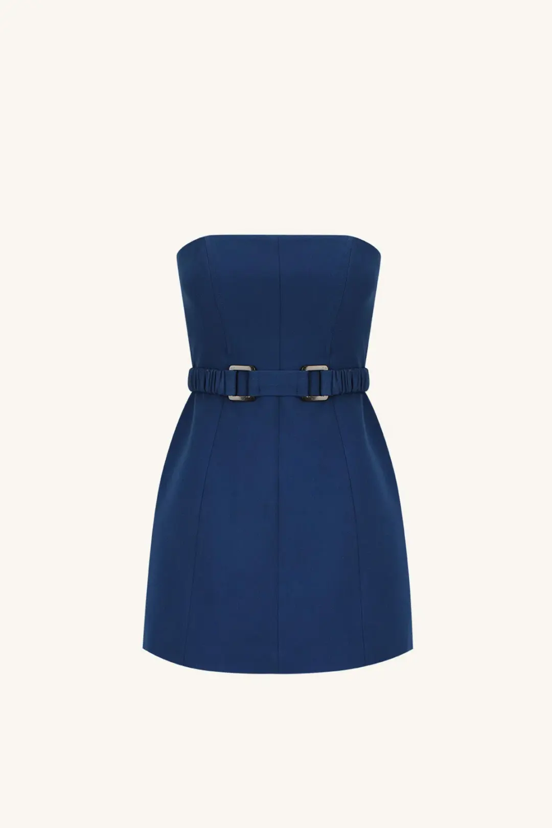 Shona Joy Irena Strapless Hourglass Mini Dress Blue Size 10 for rent on The Volte - main image