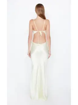 Bec & Bridge Cedar City Maxi Dress Ice Yellow Size AU 6 for rent on The Volte - image 3
