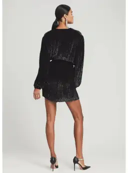 Retrofete Gabrielle Robe Dress In Black Size Small / AU 8 for rent on The Volte - image 3