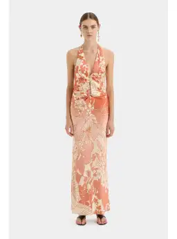 Sir the label Como Twist Dress Paradiso Print Size AU 8 for rent on The Volte - image 1