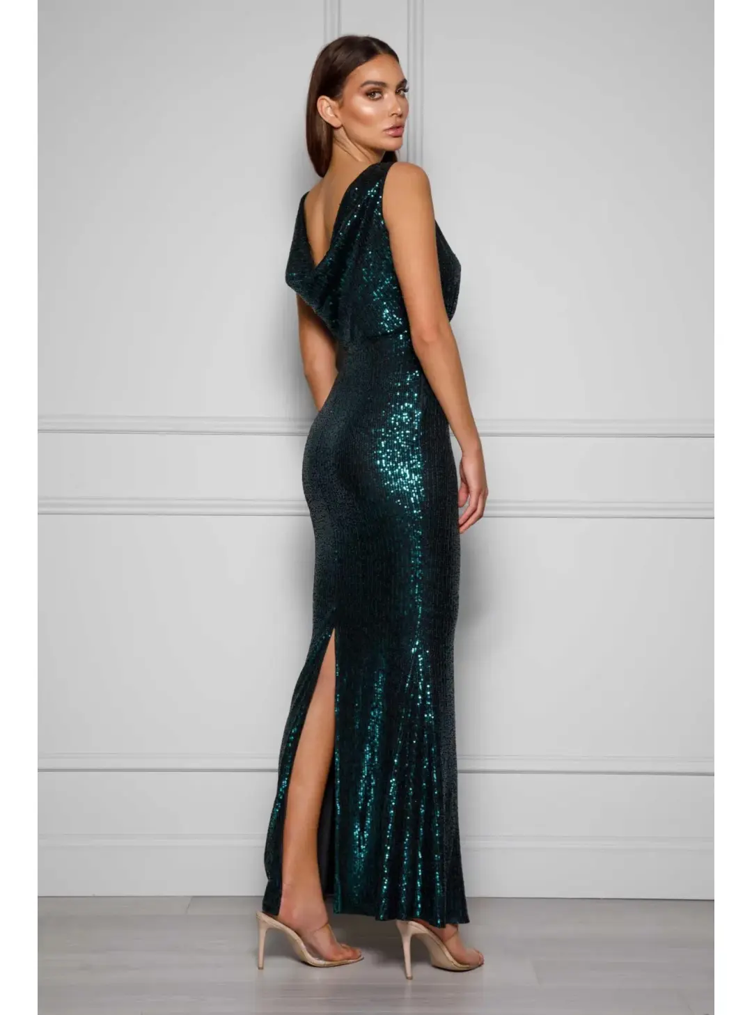 Elle Zeitoune Prinnie Gown Emerald Size AU 10 for rent on The Volte - main image