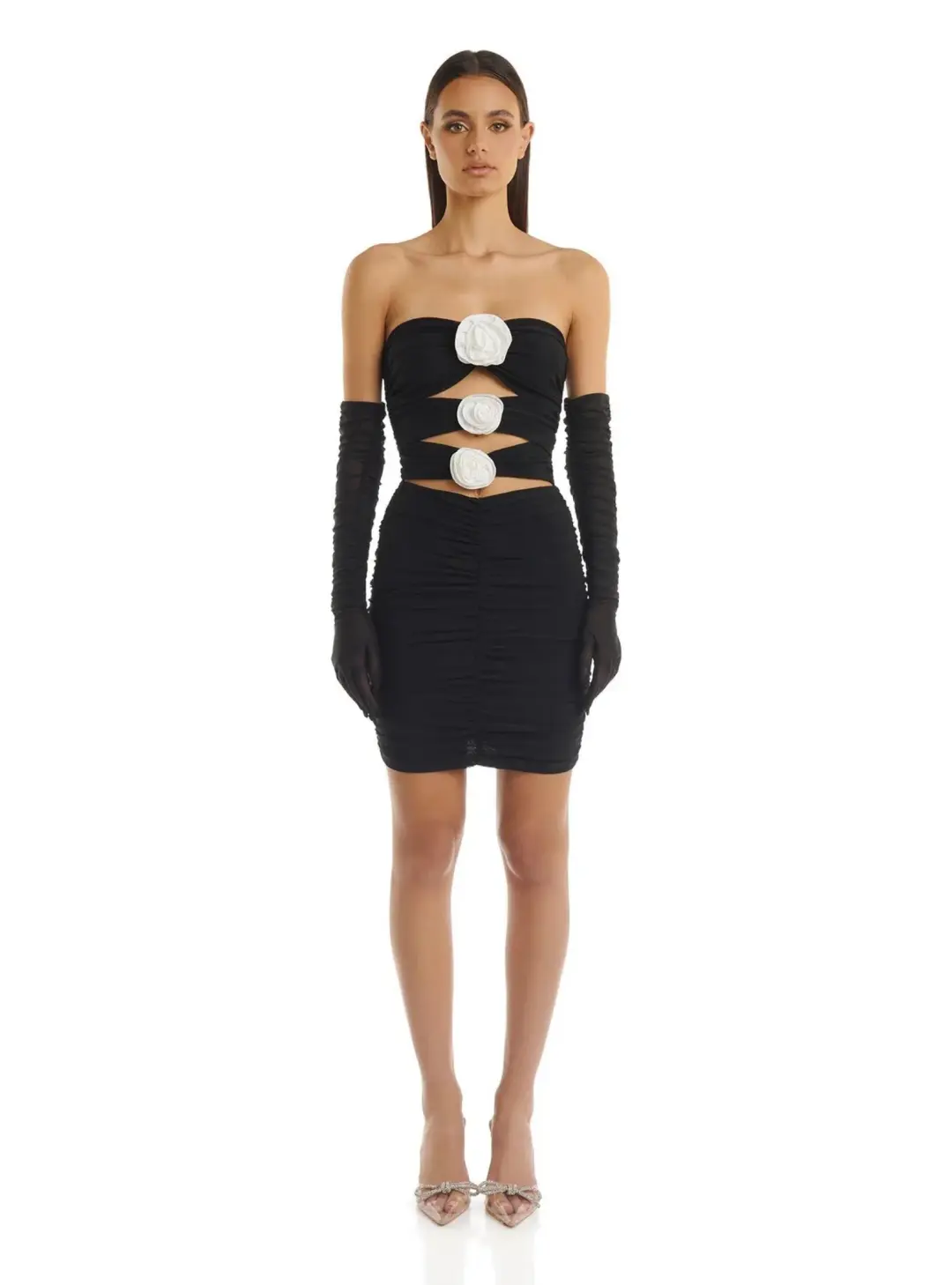 Eliya the label Jordyn Dress Black Size L / AU 12 for rent on The Volte - main image