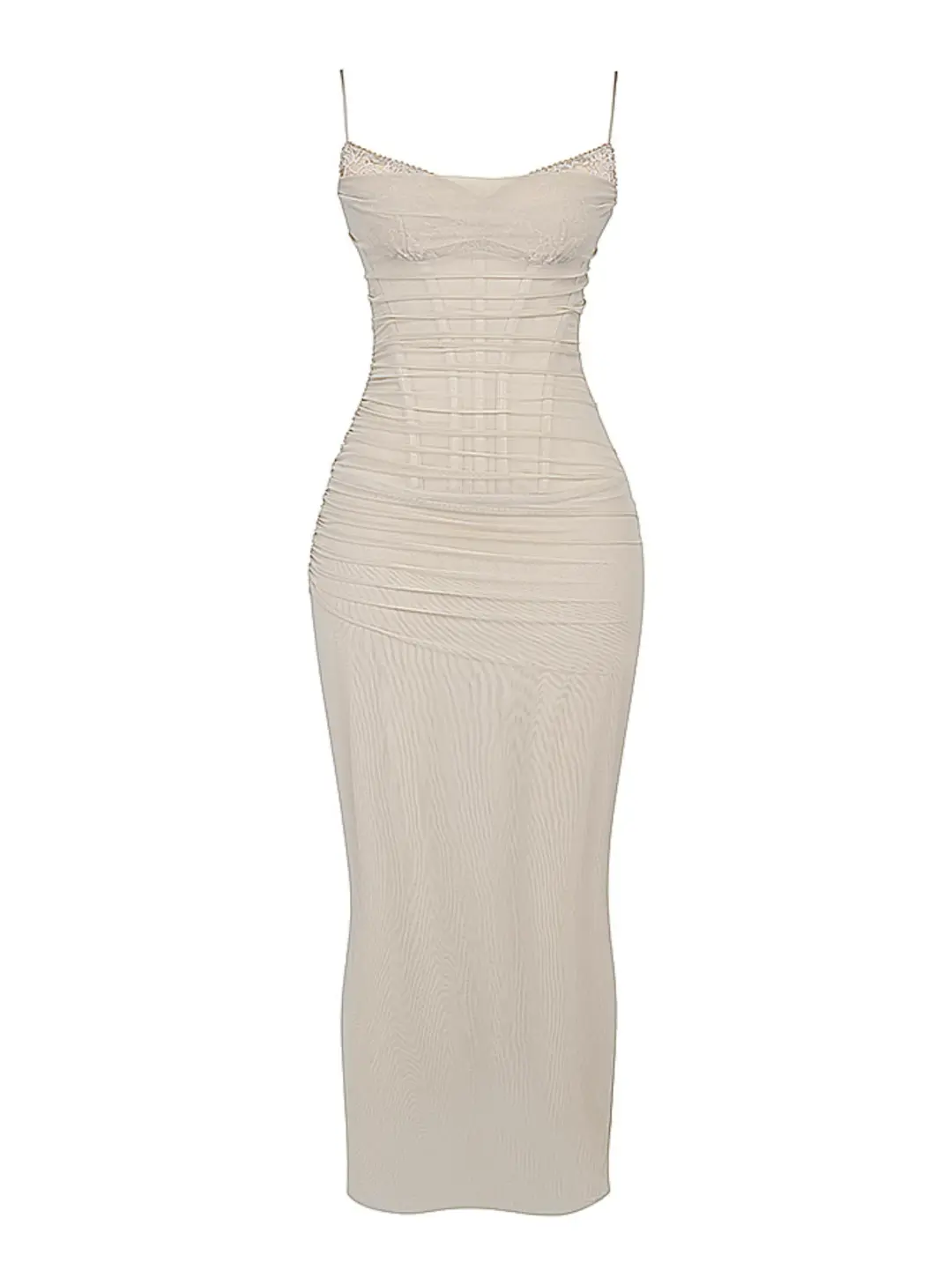 House of CB Nalini Maxi Dress in Sand Size AU 6 for rent on The Volte - main image