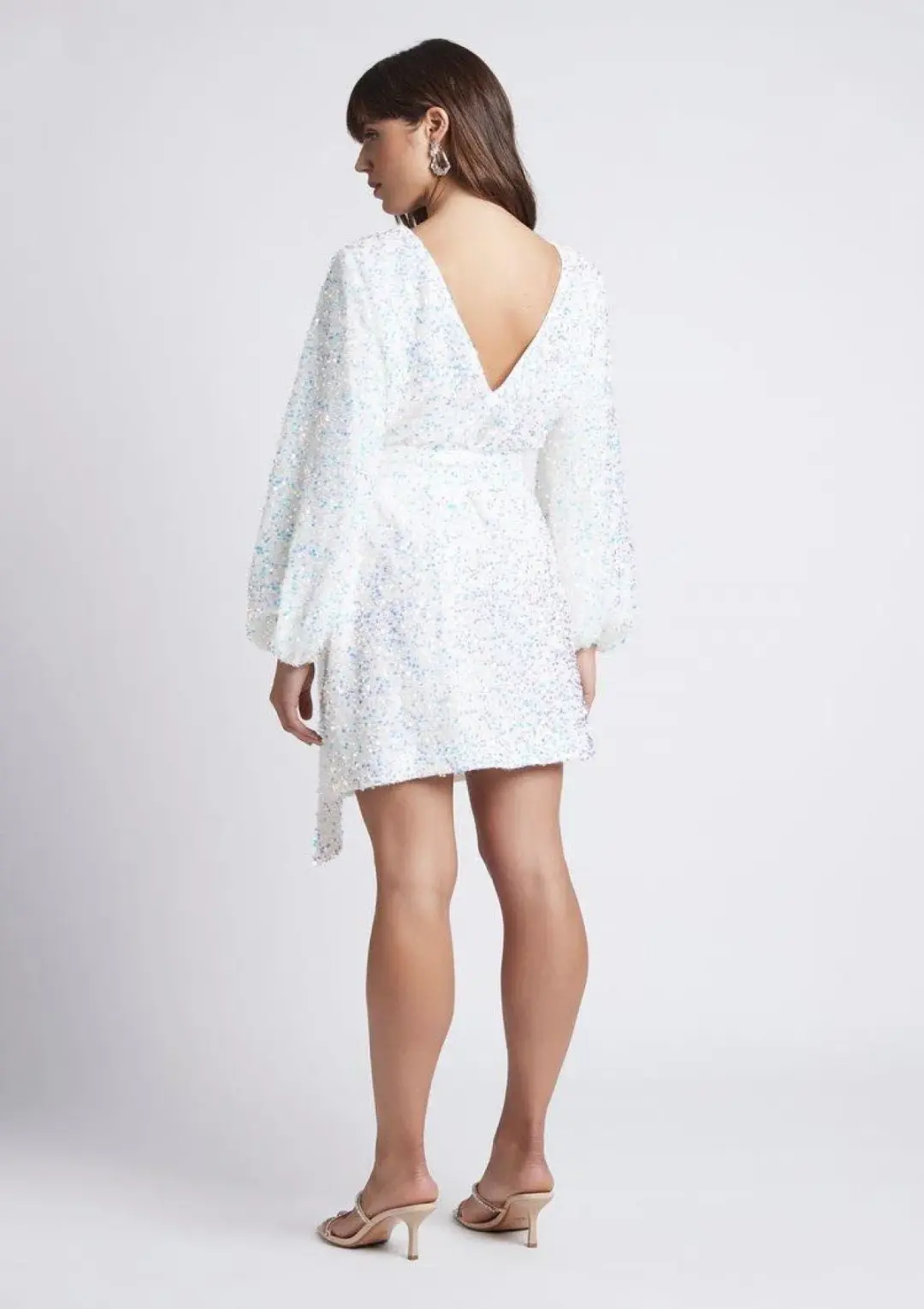 Sheike Xanadu Mini Dress White Size 14 for rent on The Volte - main image