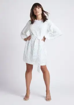 Sheike Xanadu Mini Dress White Size 14 for rent on The Volte - image 2