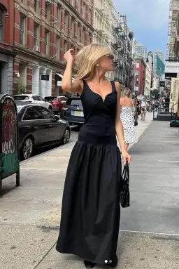 Anna Quan Florence Dress Black Noir Size 8 for rent on The Volte - image 1