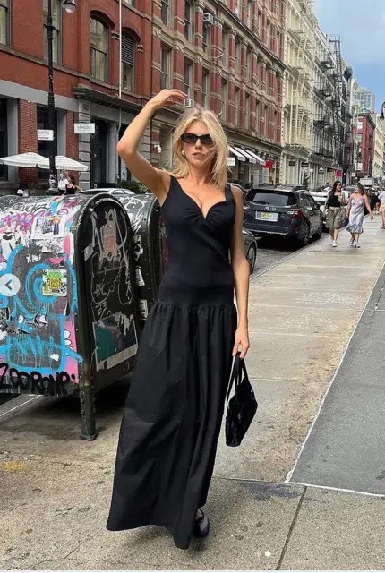 Anna Quan Florence Dress Black Noir Size 8 for rent on The Volte - main image