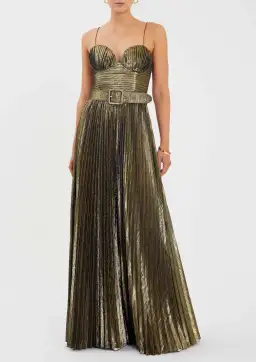 Rebecca Vallance Josie Gown in Metallic Size 14 for rent on The Volte - image 2