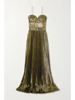 Rebecca Vallance Josie Gown in Metallic Size 14 for rent on The Volte - image 5