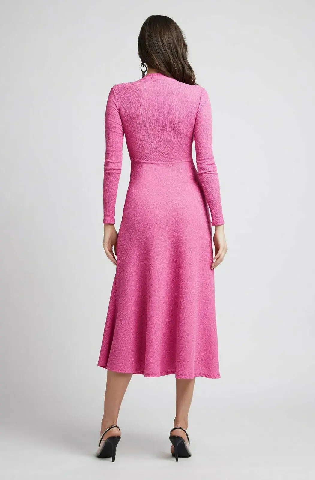 Sheike Madeline Midi Dress Pink Size 14 for rent on The Volte - main image